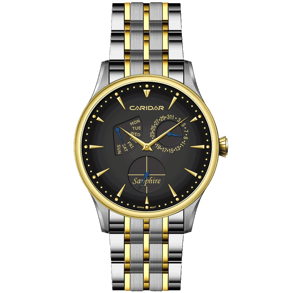 CLASSIC SUB DIAL GENT CAR741M-DMVD